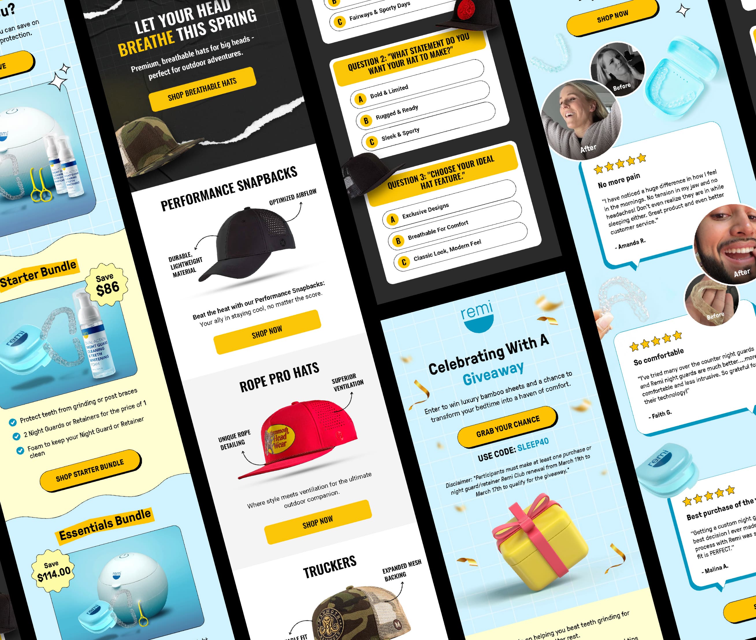 Email and SMS campaign